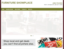 Tablet Screenshot of furnitureshowplacelakecity.com